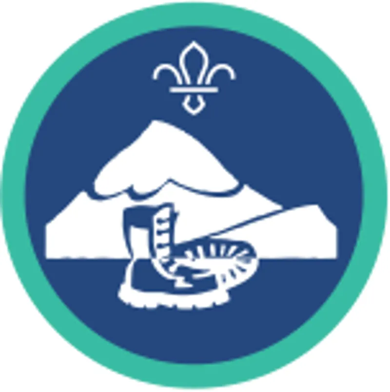 Explorer Scout Hill Walker Badge